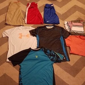 Youth boys size xl lot of shorts and shirts